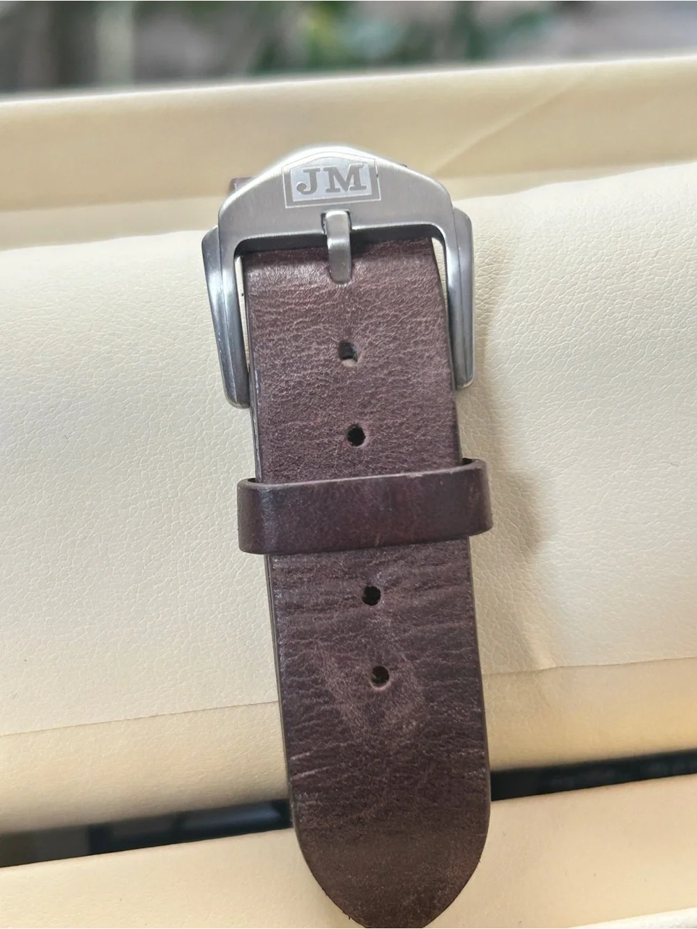 James McCabe Baja Mecha-Quartz Chronograph Watch JM-1038 Leather